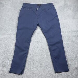 DU/ER No‎ Sweat Relaxed Taper Fit Stretch Pants Chino Mens Size 40x32 Blue